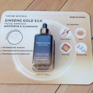 Nature Republic Ginseng Gold Silk Facial Ampoule 3.38 oz/100ml new in box